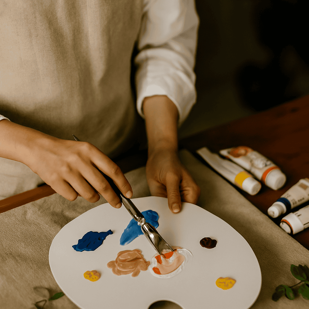 Muotokuvamaalaus keskitasolle